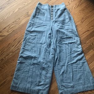 American Eagle high rise wide leg pants.